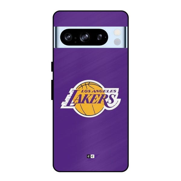 Lakers Angles Metal Back Case for Google Pixel 8 Pro