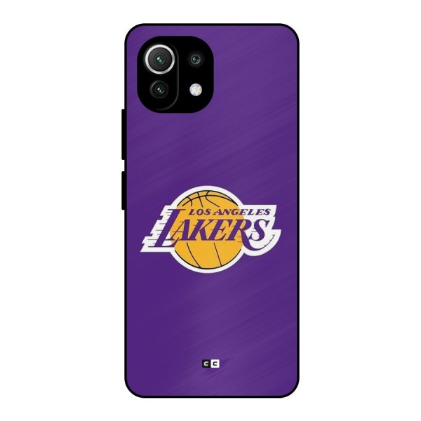 Lakers Angles Metal Back Case for Mi 11 Lite