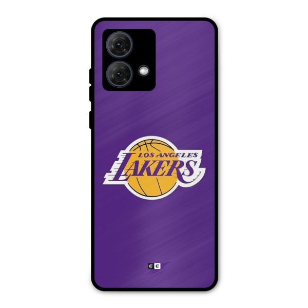 Lakers Angles Metal Back Case for Moto G84