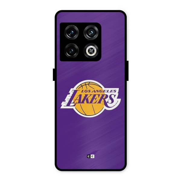 Lakers Angles Metal Back Case for OnePlus 10 Pro 5G