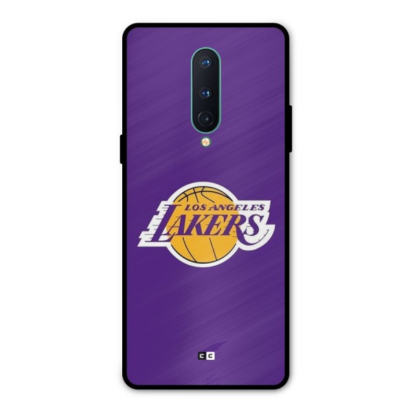 Lakers Angles Metal Back Case for OnePlus 8