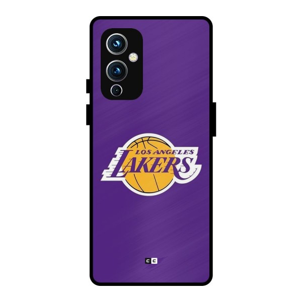 Lakers Angles Metal Back Case for OnePlus 9