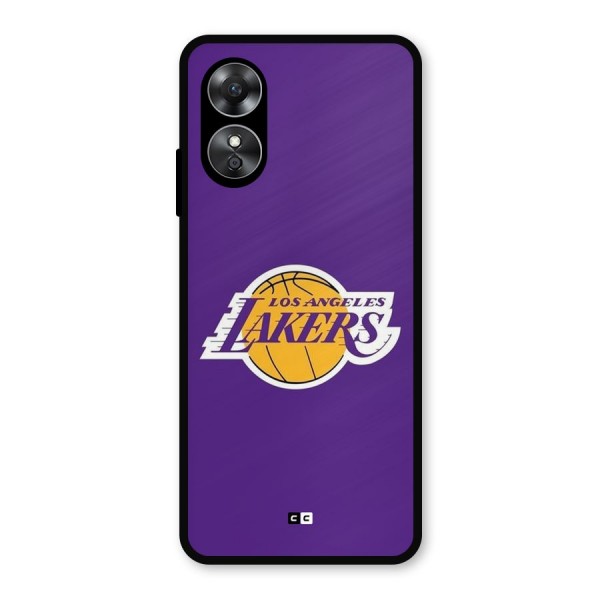 Lakers Angles Metal Back Case for Oppo A17