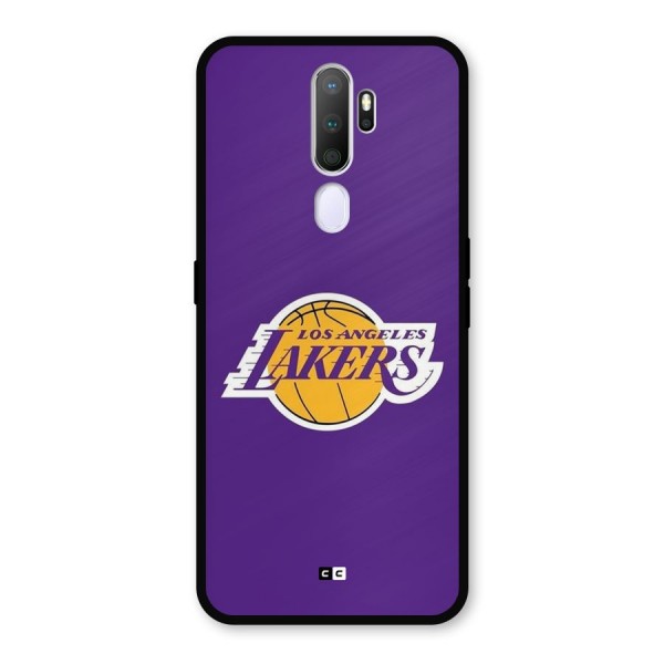 Lakers Angles Metal Back Case for Oppo A9 (2020)