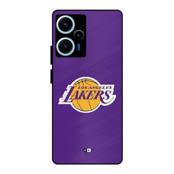 Lakers Angles Metal Back Case for Poco F5