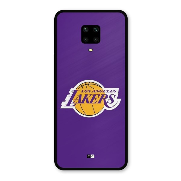 Lakers Angles Metal Back Case for Poco M2 Pro