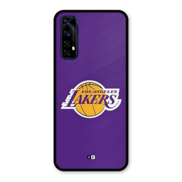 Lakers Angles Metal Back Case for Realme 7