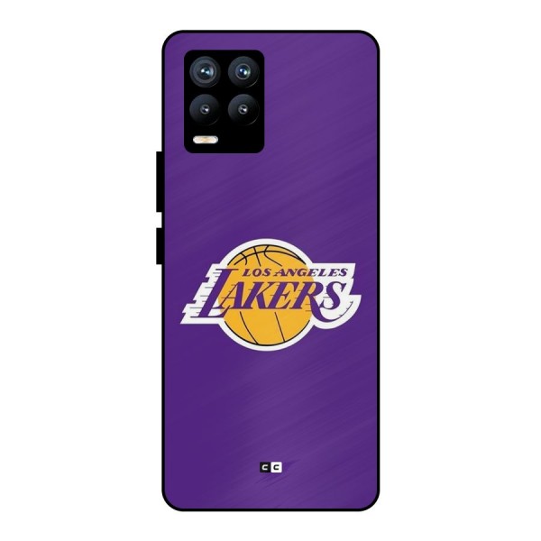 Lakers Angles Metal Back Case for Realme 8