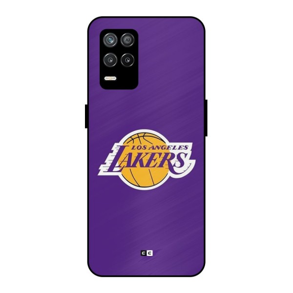 Lakers Angles Metal Back Case for Realme 8 5G