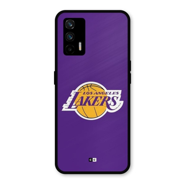 Lakers Angles Metal Back Case for Realme GT 5G