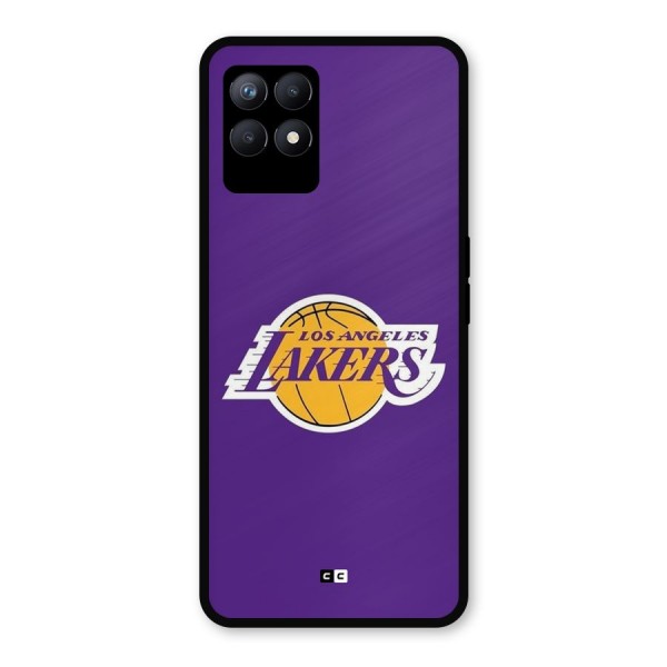 Lakers Angles Metal Back Case for Realme Narzo 50