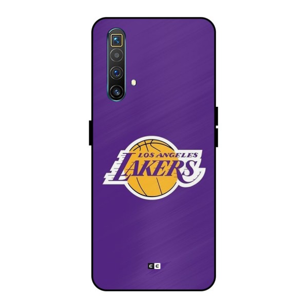 Lakers Angles Metal Back Case for Realme X3 SuperZoom