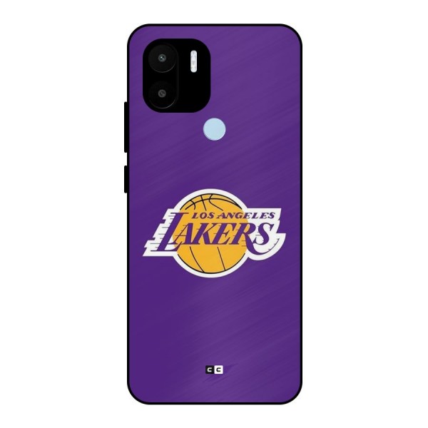 Lakers Angles Metal Back Case for Redmi A1 Plus