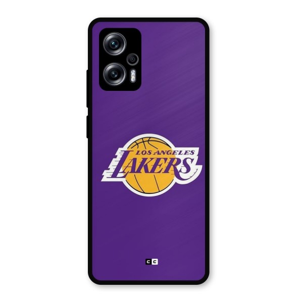 Lakers Angles Metal Back Case for Redmi K50i