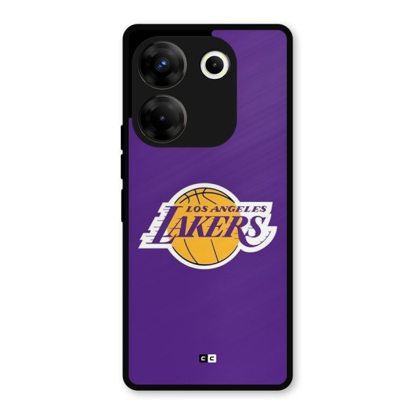 Lakers Angles Metal Back Case for Tecno Camon 20