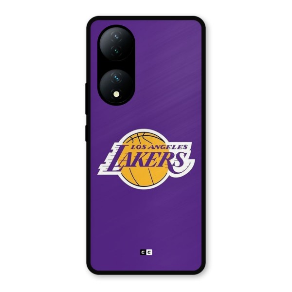 Lakers Angles Metal Back Case for Vivo T2