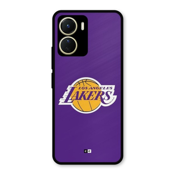 Lakers Angles Metal Back Case for Vivo T2x