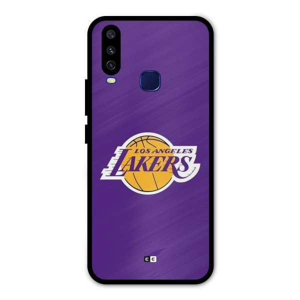 Lakers Angles Metal Back Case for Vivo U10