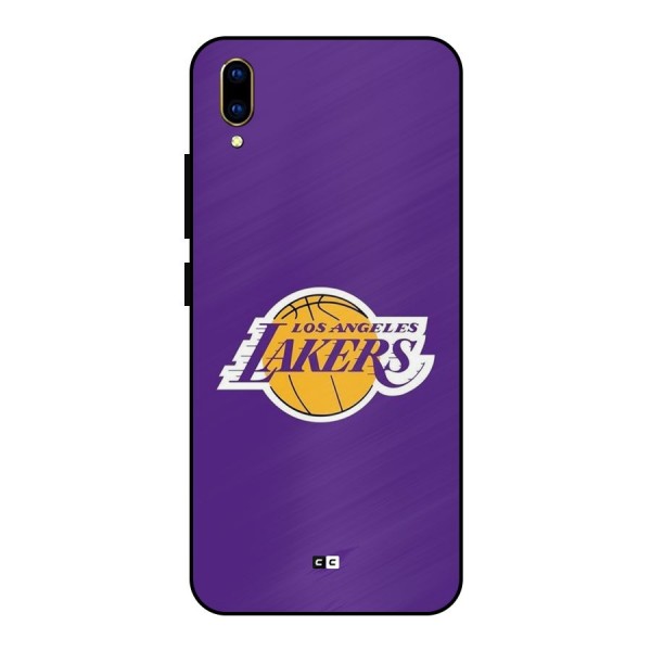 Lakers Angles Metal Back Case for Vivo V11 Pro