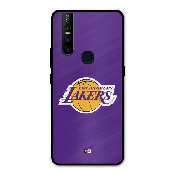 Lakers Angles Metal Back Case for Vivo V15