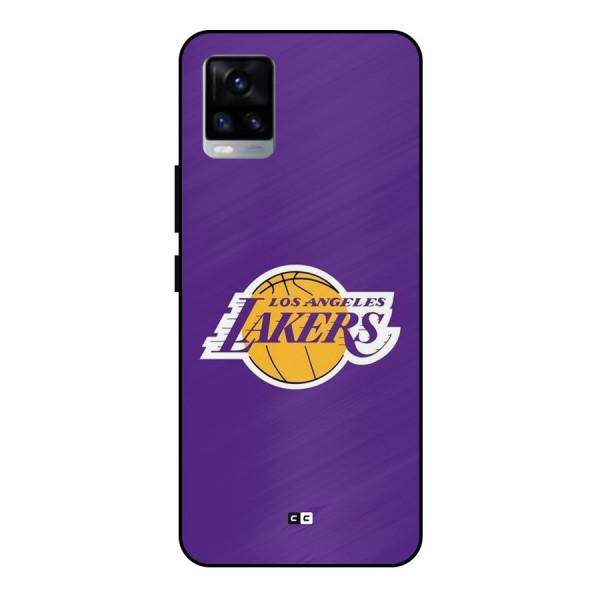 Lakers Angles Metal Back Case for Vivo V20 2021