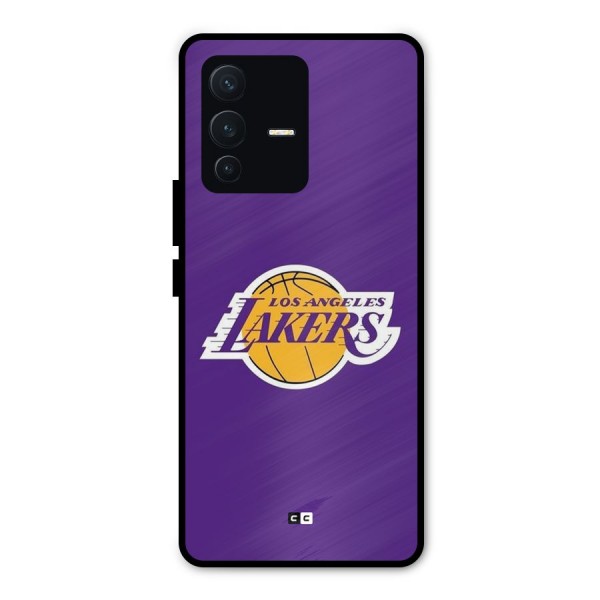 Lakers Angles Metal Back Case for Vivo V23 Pro