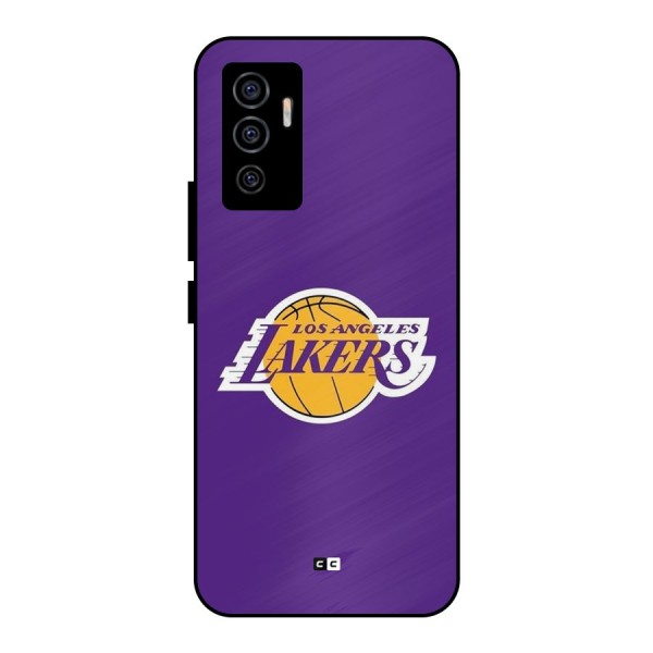 Lakers Angles Metal Back Case for Vivo V23e