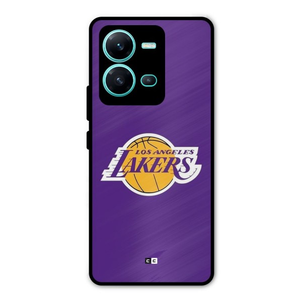 Lakers Angles Metal Back Case for Vivo V25