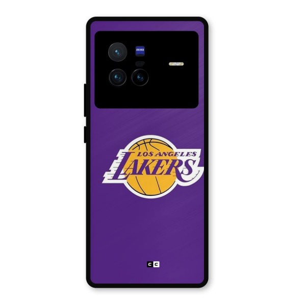 Lakers Angles Metal Back Case for Vivo X80