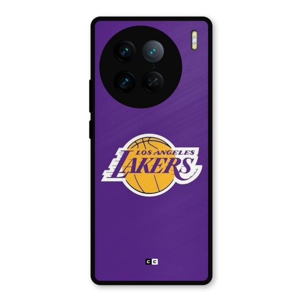 Lakers Angles Metal Back Case for Vivo X90 Pro