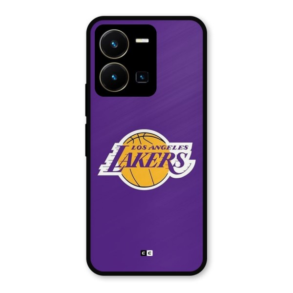 Lakers Angles Metal Back Case for Vivo Y35