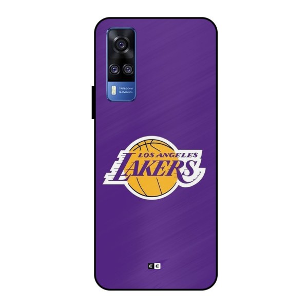 Lakers Angles Metal Back Case for Vivo Y51