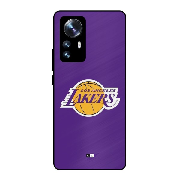 Lakers Angles Metal Back Case for Xiaomi 12 Pro