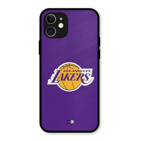 Lakers Angles Metal Back Case for iPhone 12