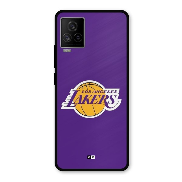 Lakers Angles Metal Back Case for iQOO 7 Legend 5G