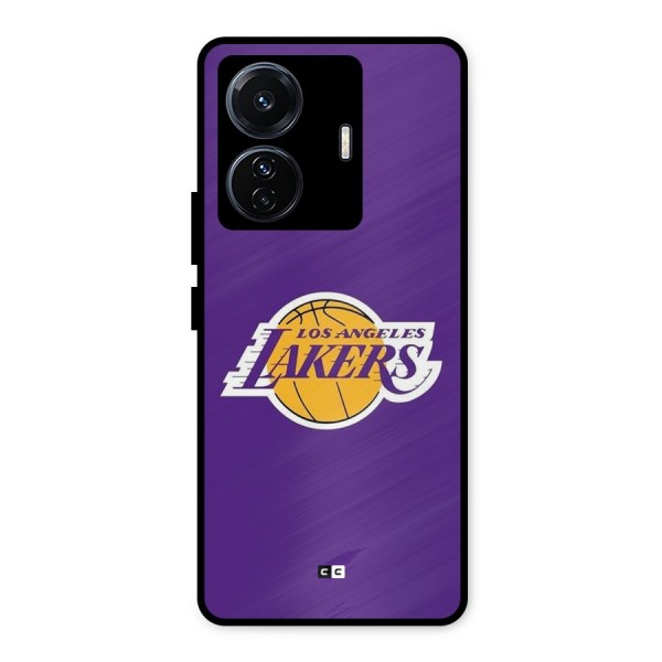 Lakers Angles Metal Back Case for iQOO Z6