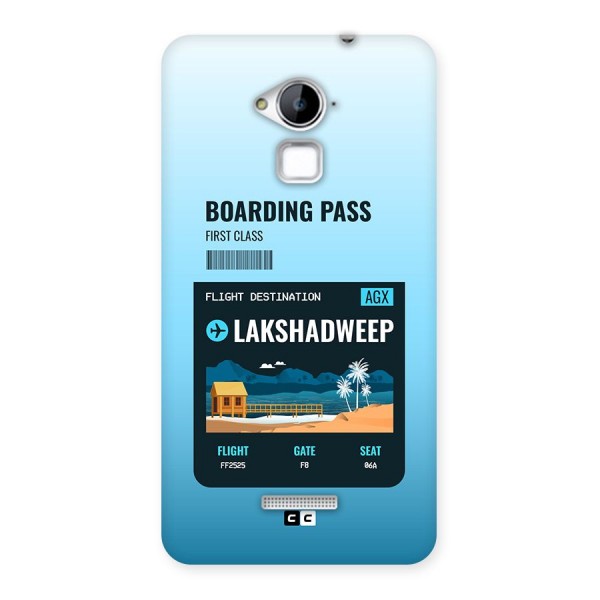 Lakshadweep Boarding Pass Back Case for Coolpad Note 3