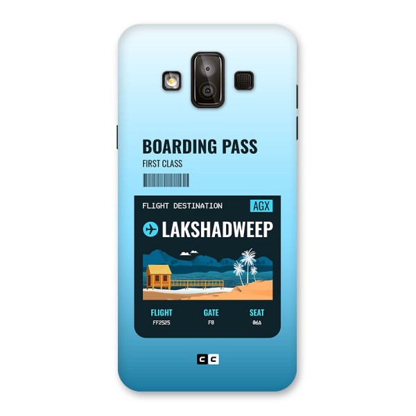 Lakshadweep Boarding Pass Back Case for Galaxy J7 Duo