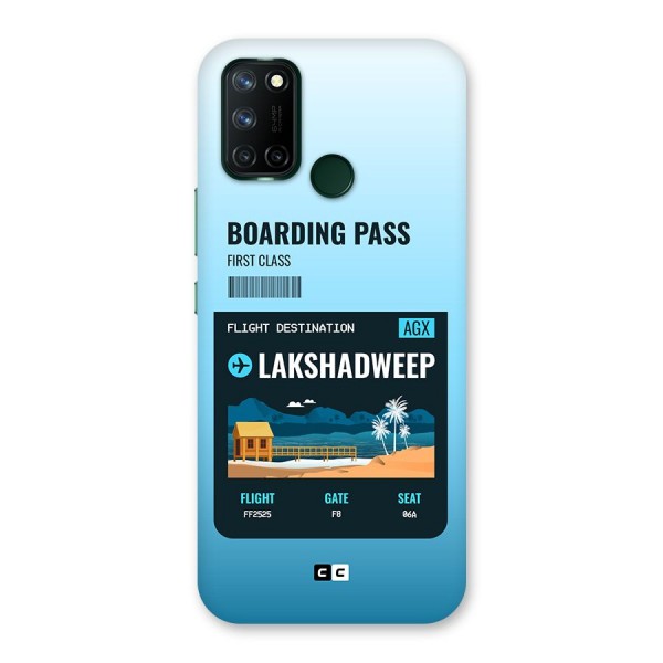 Lakshadweep Boarding Pass Back Case for Realme C17