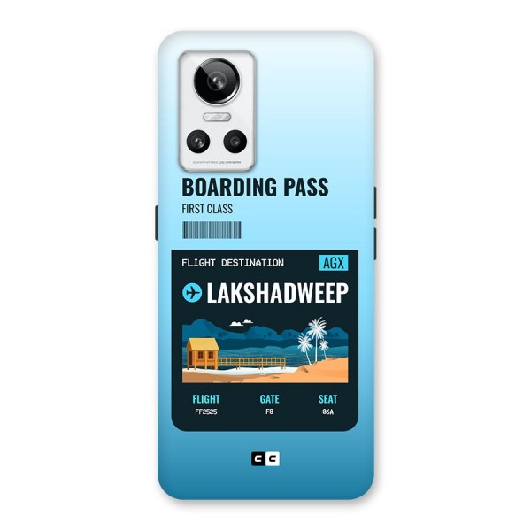 Lakshadweep Boarding Pass Back Case for Realme GT Neo 3