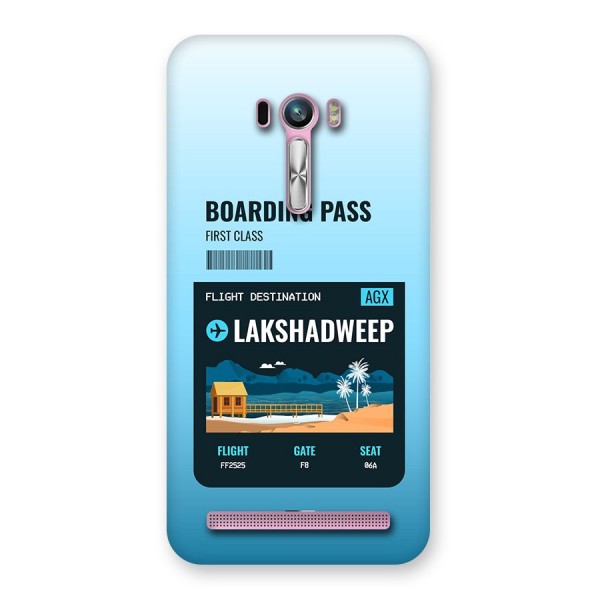 Lakshadweep Boarding Pass Back Case for Zenfone Selfie