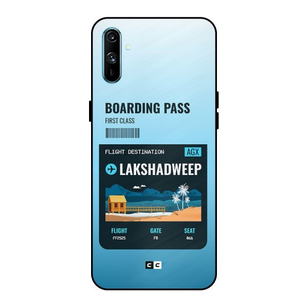 Lakshadweep Boarding Pass Metal Back Case for Realme C3