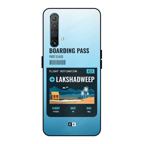 Lakshadweep Boarding Pass Metal Back Case for Realme X3 SuperZoom