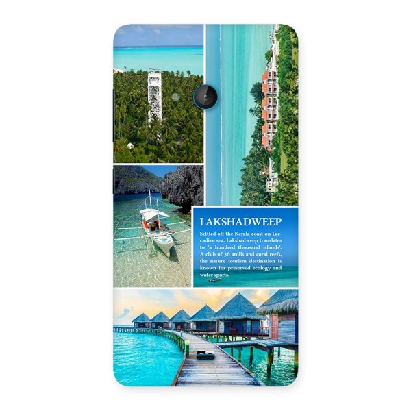 Lakshadweep Collage Back Case for Lumia 540