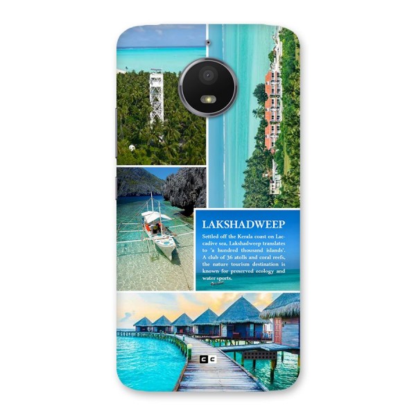 Lakshadweep Collage Back Case for Moto E4