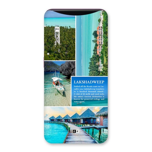 Lakshadweep Collage Back Case for Oppo Find X