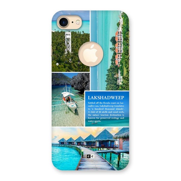 Lakshadweep Collage Back Case for iPhone 8 Logo Cut