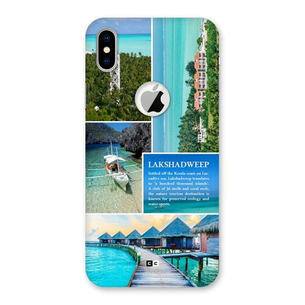 Lakshadweep Collage Back Case for iPhone XS Logo Cut