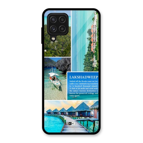 Lakshadweep Collage Glass Back Case for Galaxy A22 4G