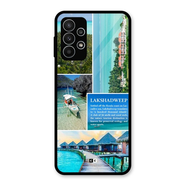 Lakshadweep Collage Glass Back Case for Galaxy A23